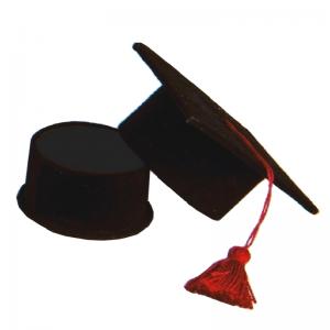 Portaconfetti Tocco nero laurea